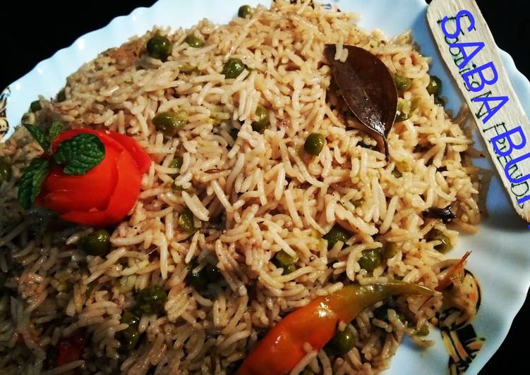 Step-by-Step Guide to Prepare Award-winning (Camel Stock) Matar Pulao😋😋😋