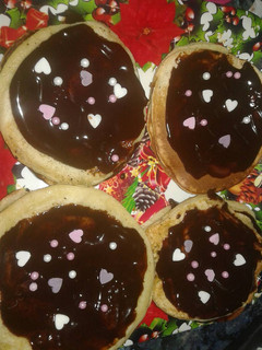 Una foto de Tortitas con chocolate