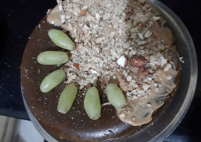 Recipe of Super Quick Peanut butter Chocolate cake