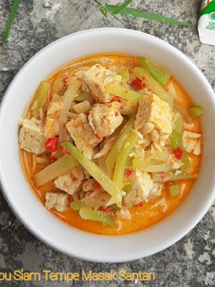 Foto resep Labu Siam Tempe Masak Santan