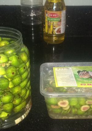 Hình của món Sung muối chua nhanh.