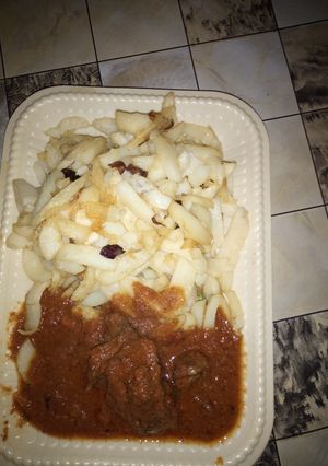 A picture of Chips & stew 2.