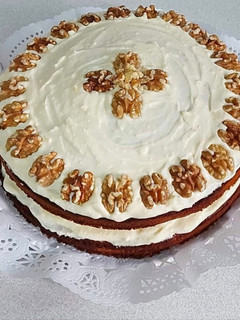 Una foto de Tarta de zanahoria