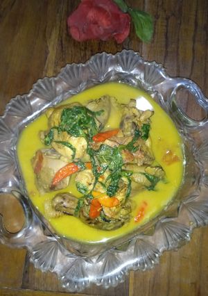 Foto resep Ayam kemangi bakar kuah kuning