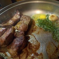 A picture of Slow aged beef cutlets.