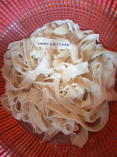 A picture of Fettuccine pasta.