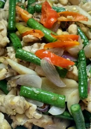 Foto resep Tumis tempe kacang panjang