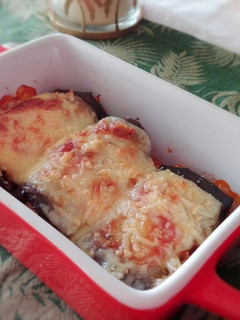 Una foto de Canelones de Berenjena