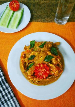 A picture of Spicy Crab Masala.