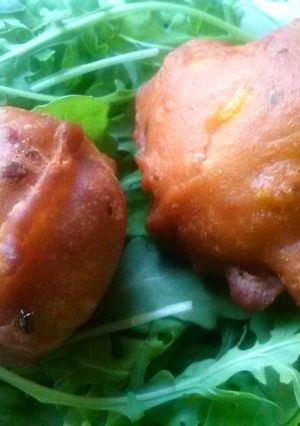 A picture of Bacon Corn Fritters.