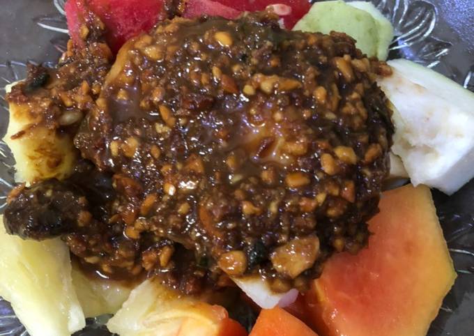 Resep Rujak buah segar Anti Gagal