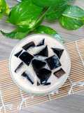 Iced Coconut Coffee with Grass Jelly