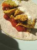 Burritos con carne y sofrito especiado