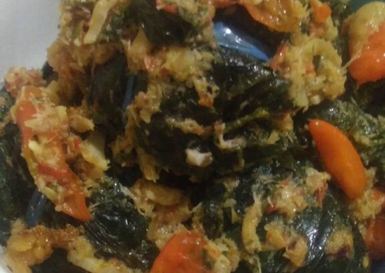 Resep Buntil daun singkong gurih bumbu sederhana Anti Gagal