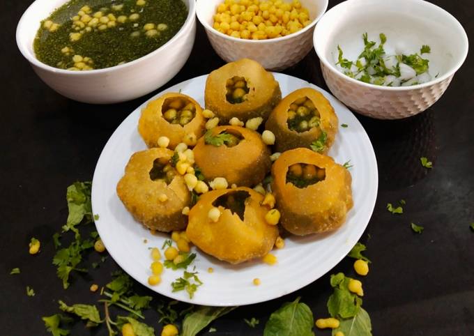 Pani Puri Recipe by Juhi Sewani 💕 - Cookpad