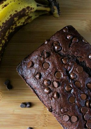 A picture of Chocolate banana cake.