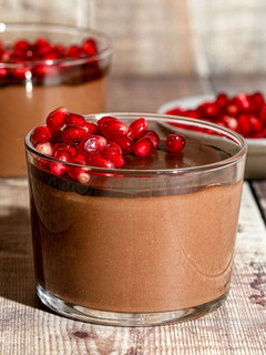 A picture of Chocolate Cottage Cheese Pudding.