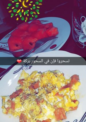 صورة لوصفة مرتديلا مع بيض