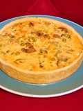 Kuchen de pollo y verduras