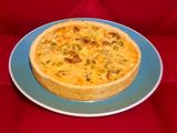 Kuchen de pollo y verduras