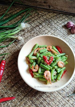 Foto resep Tumis Buncis Udang Simple dan Enaksss