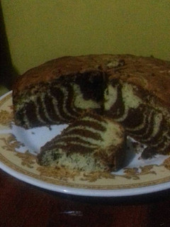 Foto resep Bolu zebra panggang