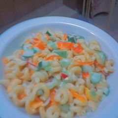 A picture of Macaroni salad.