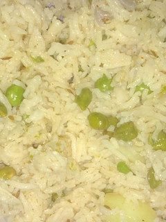A picture of Choliya pulao.