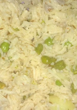 A picture of Choliya pulao.