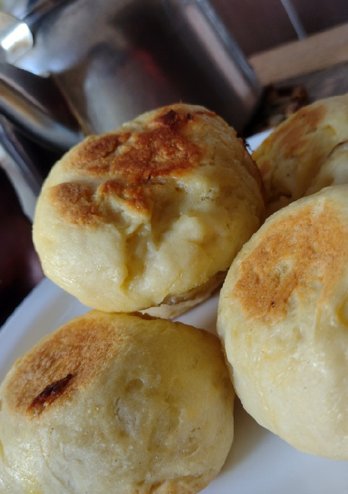 Una foto de Pancitos express rellenos en olla