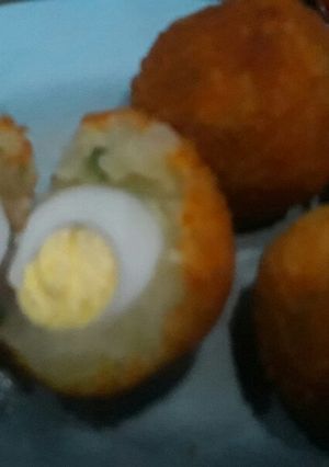 Foto resep Perkedel kentang isi telur
