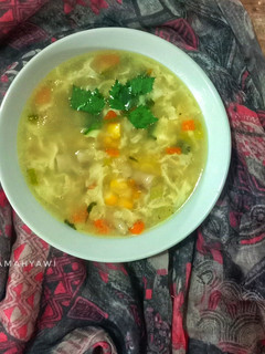 Foto resep Sup jagung ceker ayam simple