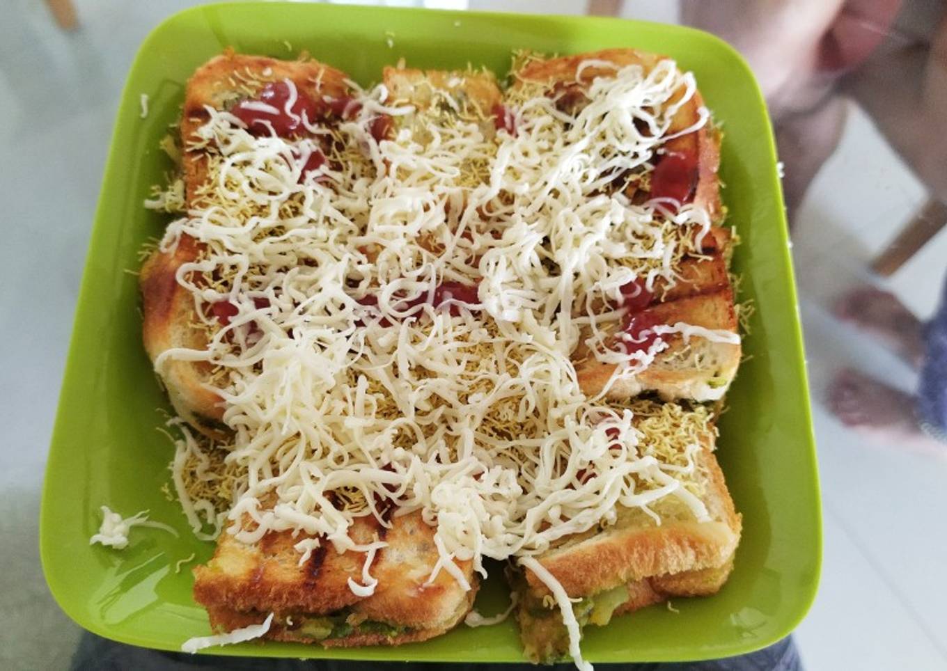Cheese potato Sandwich