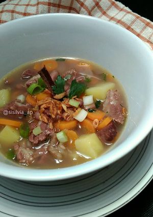 Foto resep Sup kacang merah (snereg/snerek)