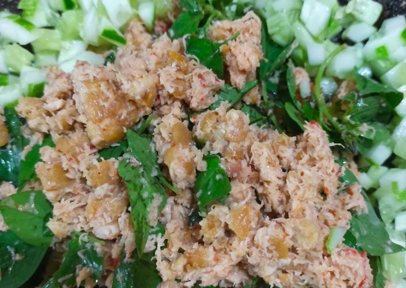 Docang / urap tempe kemangi