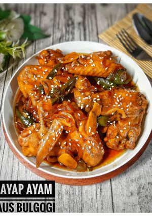 Foto resep Sayap ayam saus bulgogi