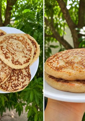Una foto de Hotcake de Avena y Manzana