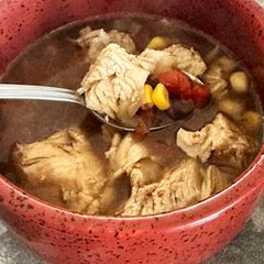 A picture of Chicken Tortilla Soup (Instant Pot).