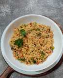 Vegetable FRIED RICE with WHITE BUTTER