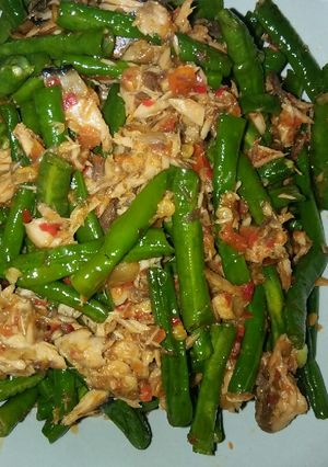 Foto resep Tongkol suir kacang panjang