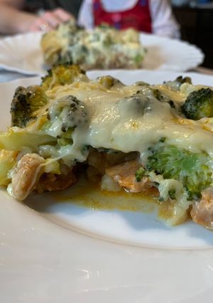 Brokkolis csirke recept fotója