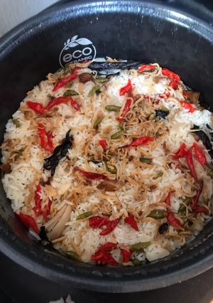 Foto resep Nasi liwet rice cooker