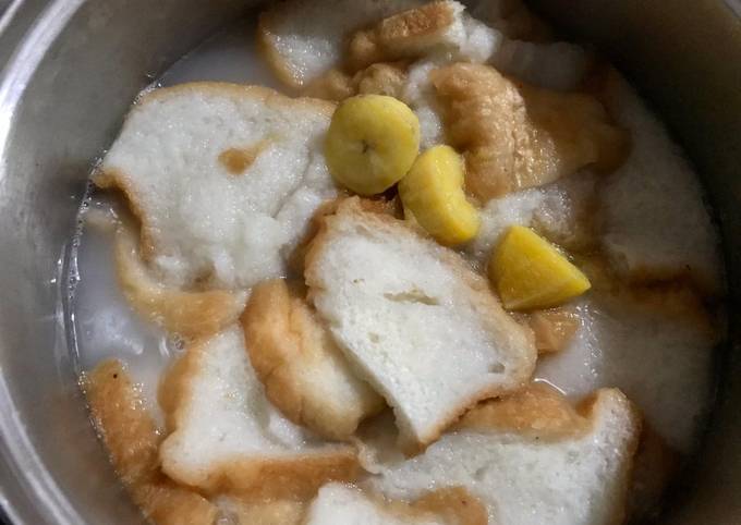 Resep Kopyor roti tawar & pisang oleh Nining Satriyo - Cookpad
