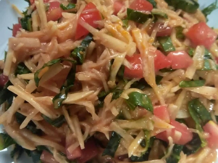 Langkah Gampang Membikin Resep  Simple Salad yang Lezat, Enak