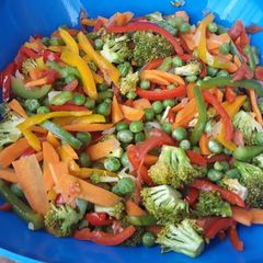 A picture of Stir fry vegetables.