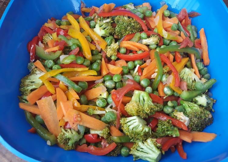 Simple Way to Prepare Super Quick Homemade Stir fry vegetables