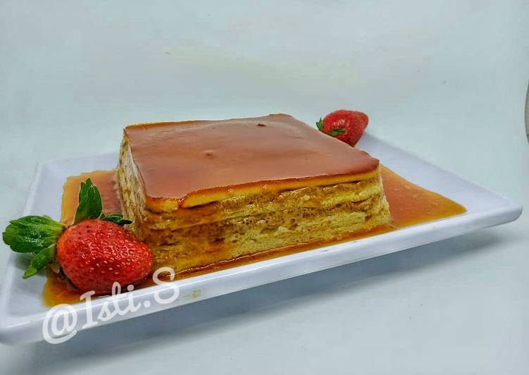 Caramel Pudding lapis coffee