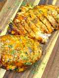 Lemon yogurt chicken breast in airfryer