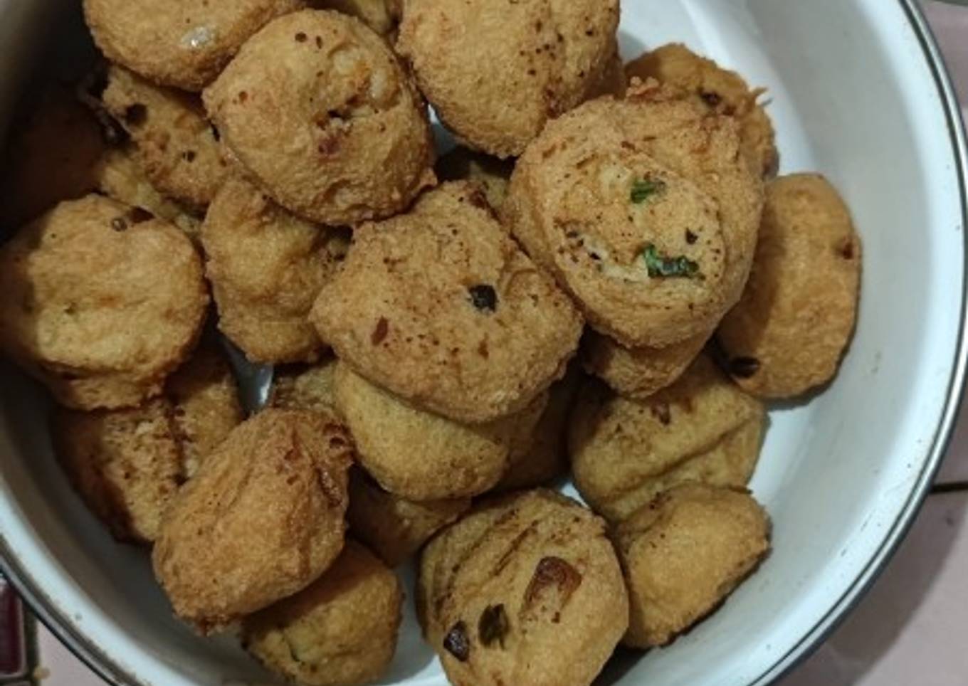 Bola-bola tahu atau perkedel tahu ala akhir bulan