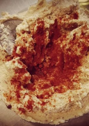 Una foto de Hummus de garbanzos